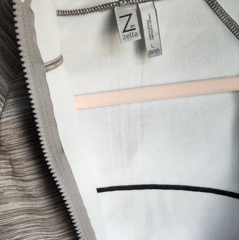 Zella Girls Hoodie Activewear Jacket Sz L 10/12 - Picture 8 of 9